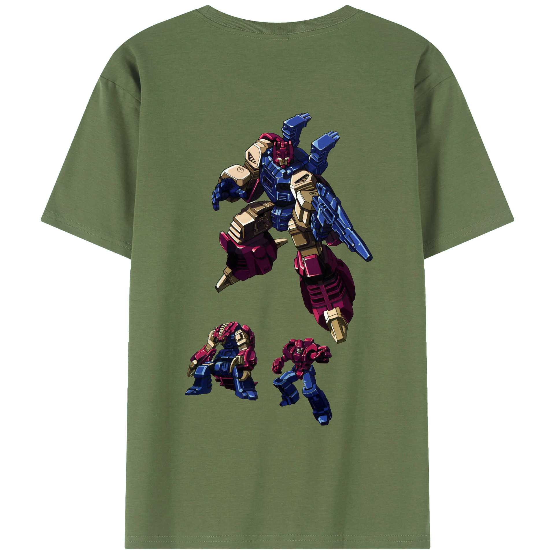 （画像用）  綿100％ メンズ半袖Tシャツ（バックプリント） 通気性